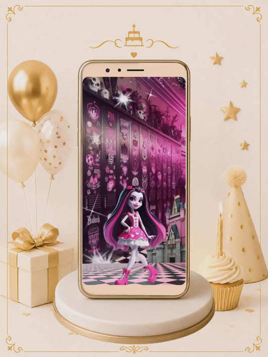Convite Digital Animado 3d Premium Monster High