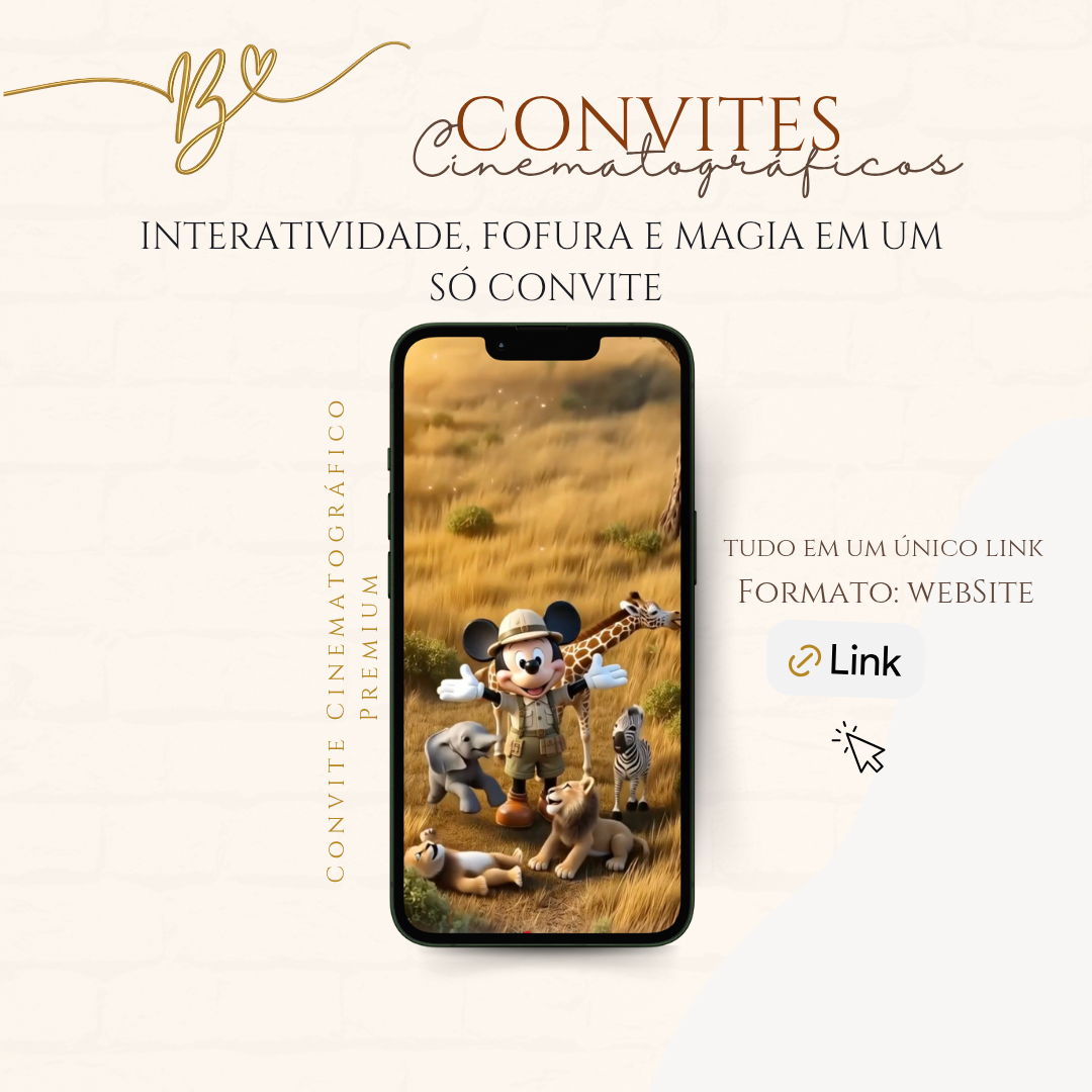 Cinvite Cinematográfica Premium-Mickey Safari