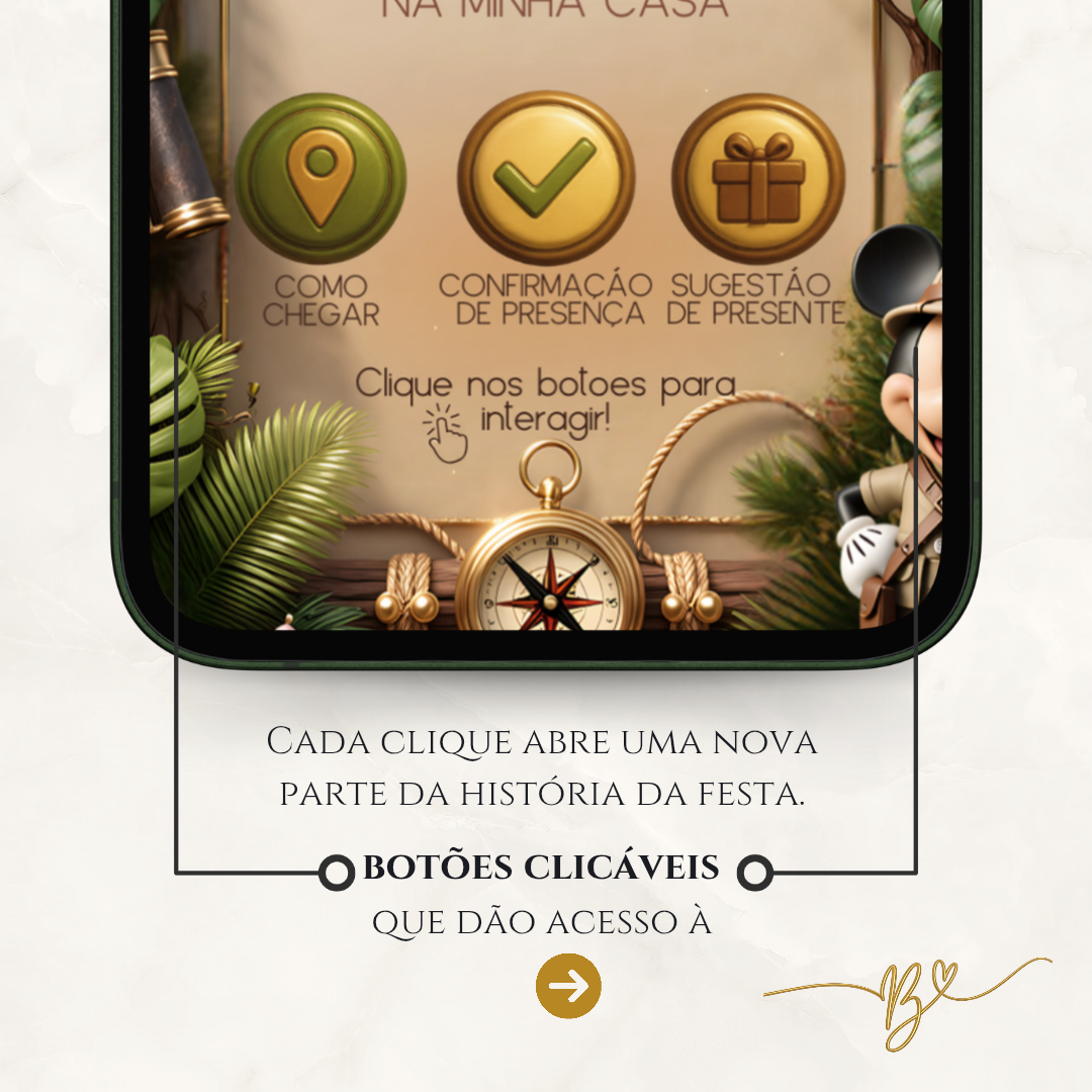 Cinvite Cinematográfica Premium-Mickey Safari