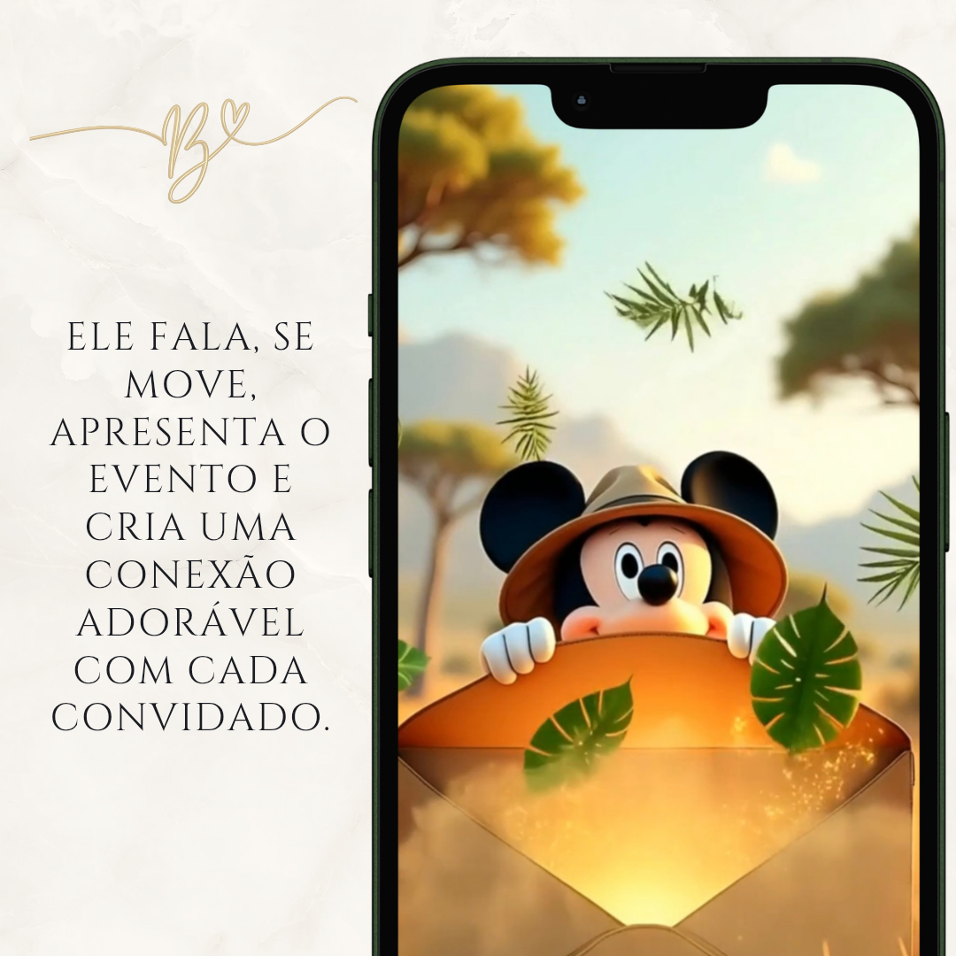 Cinvite Cinematográfica Premium-Mickey Safari