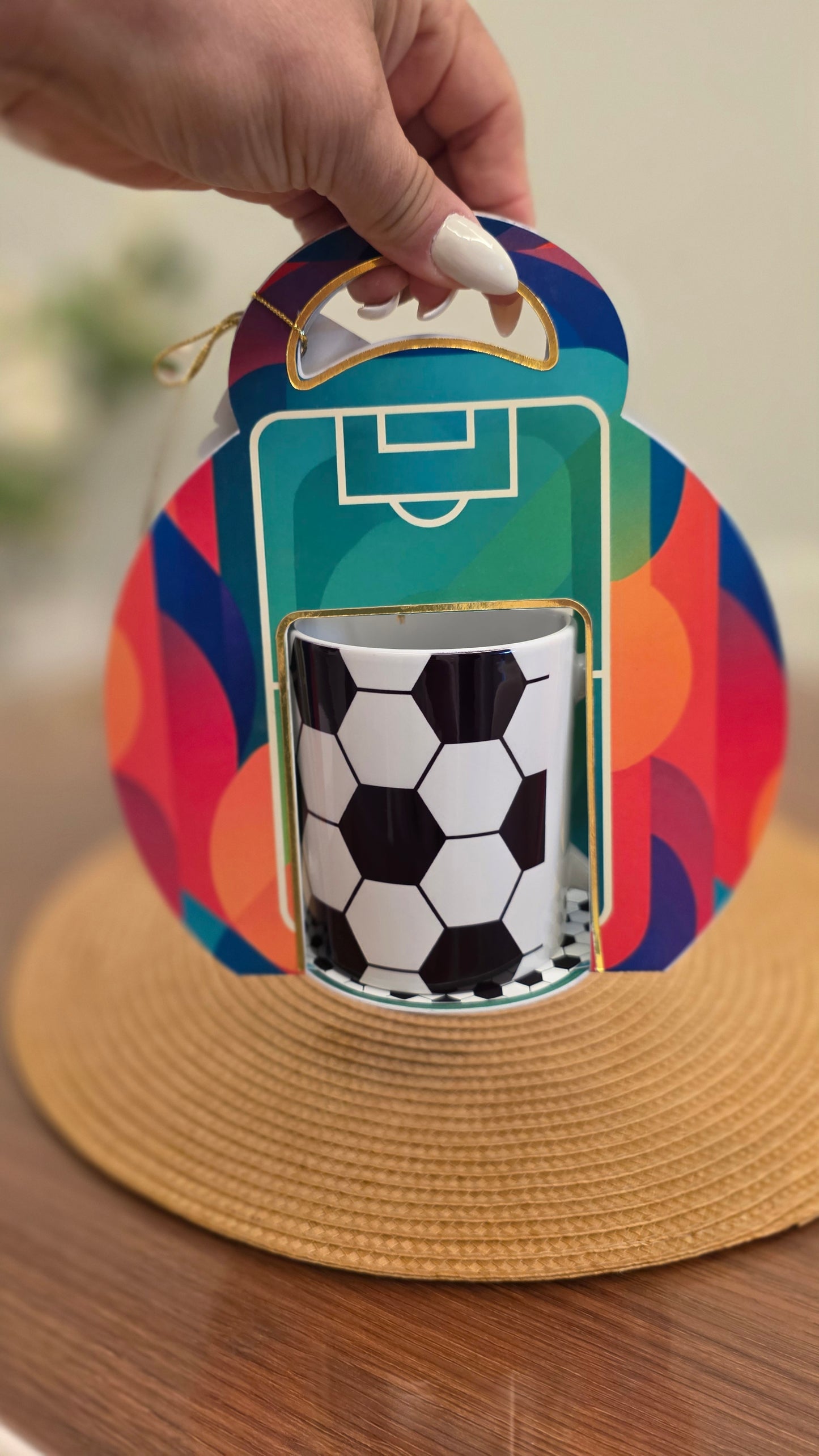 Arquivo de Corte Sacola Para Caneca Copa do Mundo 2026